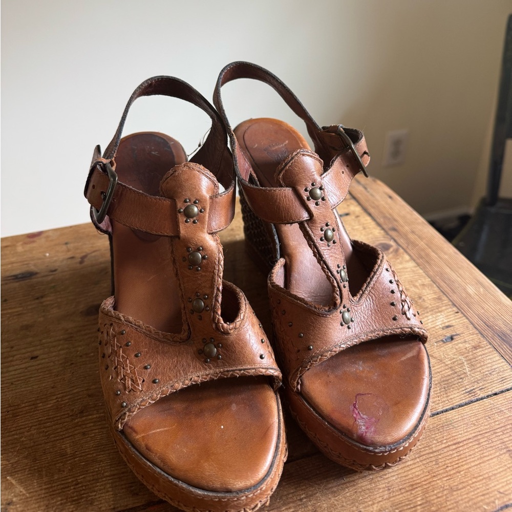 Frye Leather Wedges